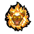 Fire Lion sticker from Kirby: Planet Robobot