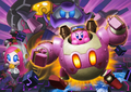 "Robobot Memories" Celebration Picture from Kirby Star Allies, featuring a Star Dream cameo in the background