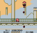 A Parasol Shotzo in Kirby's Dream Land