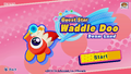 Title screen for Guest Star Waddle Doo: Beam Land in Kirby Star Allies