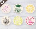 Full set of drink coasters given randomly for each drink purchased in Kirby Café Tokyo in December 2019 and early 2020, and in Kirby Café Hakata from March 2020 to March 2022