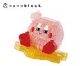 Clear version of the Nanoblock figurine for Kirby's 30th Anniversary, by Kawada