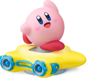 amiibo of Kirby on the Warp Star (released November 20th, 2025)