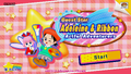 Title screen for Guest Star Adeleine & Ribbon: Artful Adventurers in Kirby Star Allies