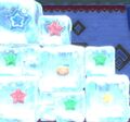 Some ice blocks from Kirby Star Allies
