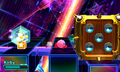 This area is a mish-mash of many different hazards from Kirby's journey.