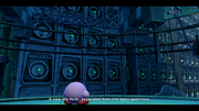 Kirby seeing the Waddle Dees put to work in the lab
