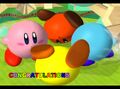Kirby's Classic Mode congratulations screen