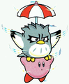Artwork from Kirby's Dream Land 3 (Parasol + Coo)