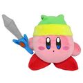 Sword Kirby plushie, manufactured by San-ei