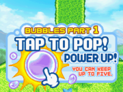 The first tutorial screen of the stage, explaining how to use bubbles