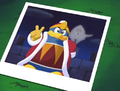 Ghost appears in a photograph of King Dedede.
