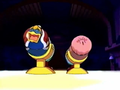 Removed scene where King Dedede and Kirby are squeezed like sausages