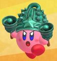Screenshot of the Temple Bell Rare Hat in Kirby Fighters 2