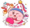 "Pupupu Tour in Osaka" artwork from the Limited Design "Kirby of the Stars: Kirby's Locality" merchandise line
