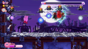 Metal General EX coordinates more drones to fire downward with a wide spread.