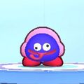 Kirby wearing the Gooey Dress-Up Mask in Kirby's Return to Dream Land Deluxe