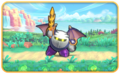 Official screenshot of Meta Knight in Kirby's Return to Dream Land Deluxe