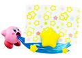 "Inhale" Card stand from the "Kirby Desktop Figure" merchandise line, manufactured by Re-ment