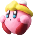 Kirby after scanning King Dedede amiibo