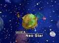 Neo Star as shown from the level select menu