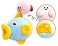 Plushie of Kine and Kirby from the "Kirby of the Stars PUPUPU FRIENDS" merchandise line, manufactured by San-ei