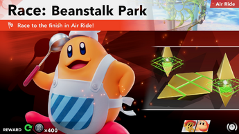 Race to the finish in Air Ride!