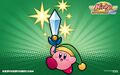 Wallpaper depicting Sword Kirby