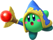 Artwork of Beam Mage Kirby