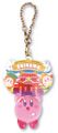 "Okinawa / Shuri Castle & Goya" keychain from the "Kirby's Dream Land: Pukkuri Keychain" merchandise line.