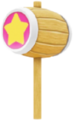 King Dedede's hammer from Kirby's Blowout Blast