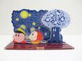 Diorama Acrylic Stand from the "Kirby Pupupu Train" 2016 events, featuring Whispy Woods