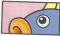 Alternate artwork of Kine's face from Kirby's Dream Land 3