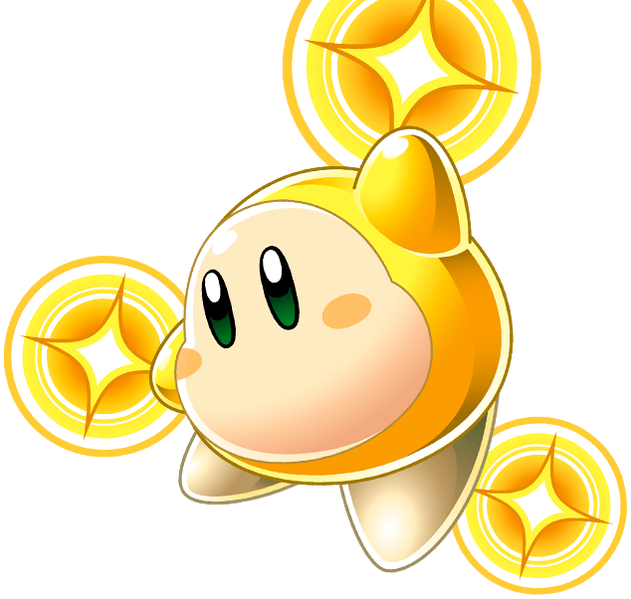 File:KSqSq Gold Waddle Dee artwork.png
