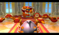 Taranza infiltrates Castle Dedede in the opening cutscene for Kirby: Triple Deluxe