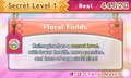 Floral Fields secret select screen