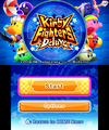 The title screen is now modified to show Shadow Kirby.