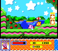 Using a slide attack in Kirby Super Star