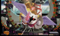 Credits picture of Galacta Knight flying off to battle Meta Knight after slashing Star Dream in Meta Knightmare Returns (Kirby: Planet Robobot)