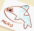 Ado's depiction of Acro from the credits in Kirby's Dream Land 3