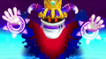 In-game screenshot of Traitor Magolor, enhanced by the Master Crown