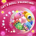 "Let's Roll, Valentine!" Kirby Star Allies-themed Valentine's Day card