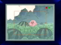 Kirby is filmed eating watermelons.