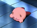 Kirby is knocked back by Heavy Lobster and loses his copy ability.