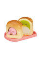 "Sweet Green Pea Bun" figure from the "Kirby Bakery Cafe" merchandise line, manufactured by Re-ment