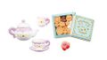 "Cookie" miniature set from the "Kirby Garden Afternoon Tea" merchandise line, featuring a cookie shaped like King Dedede's logo