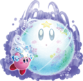 Snow Bowl artwork from Kirby's Return to Dream Land