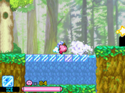 Ice Kirby creates his own path on the water