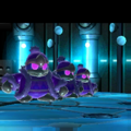 The three Dedede Clones standing there, menacingly