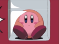 Kirby being sold as a Waddle Dee in the vending machines
